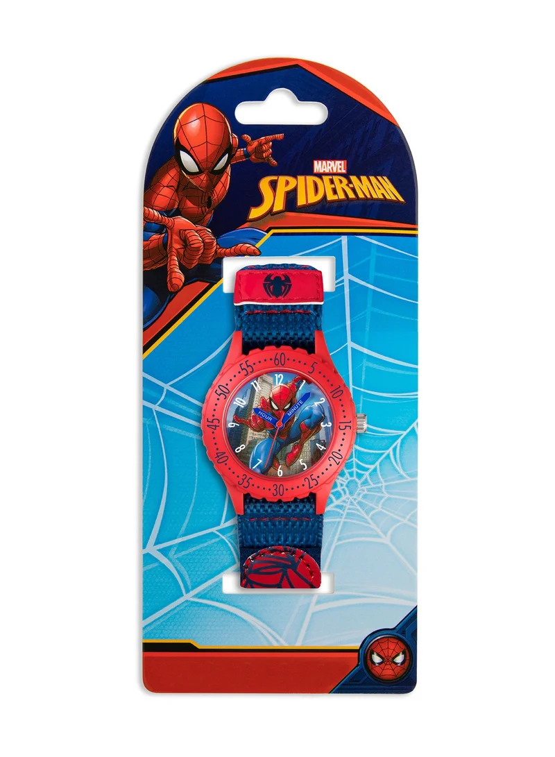 Disney Disney Marvel Spiderman Blue Canvas Strap Boys Watch - SPD3495ARG
