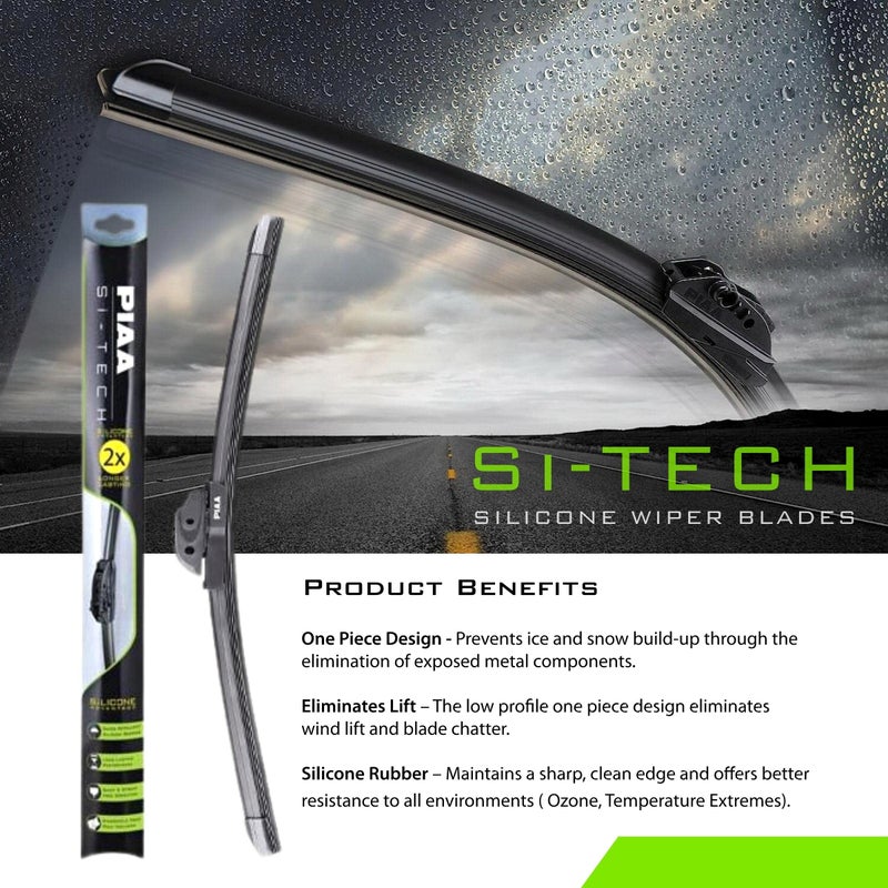 PIAA Si-Tech Silicone Wiper Blade - Size 7-450 mm - Image 2