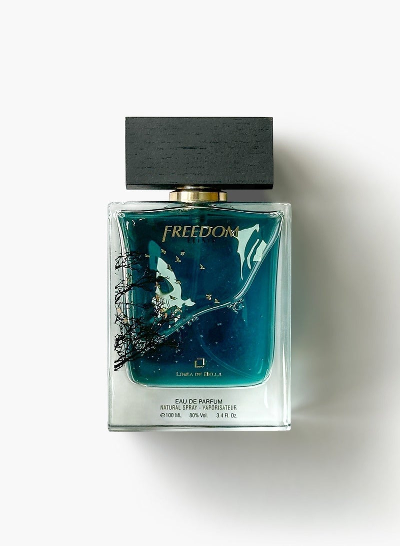 Linea De Bella Freedom Elixir Eau De Parfum 100ml – Fresh Grapefruit, Spicy Heart & Sweet Woody Notes | Long-Lasting Men’s Perfume by Linea De Bella - Image 5
