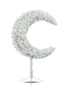 SINCHER Ramadan Crescent Moon Tree Decor - 180CM PVC Artificial Decorative Tree for Eid al-Fitr, Islamic Home & Garden Decor (White)  - Image 1