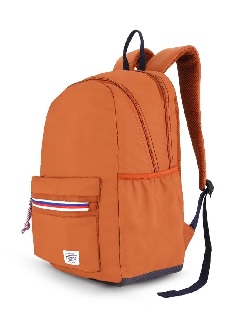 AMERICAN TOURISTER American Tourister Carter, 28L Volume College and Office Laptop Backpack with Front Organizer and Spacious Interiors for Men & Women - Ginger  - Image 1
