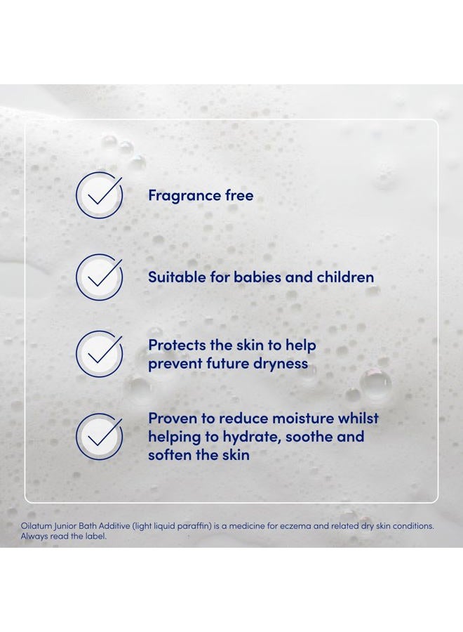 Oilatum Junior Emollient Bath Additive for Eczema and Dry Skin Conditions 300 ml - Image 3