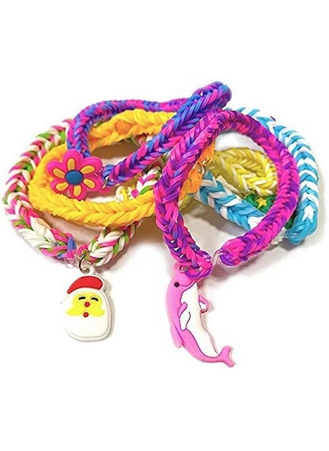 E Shopping - E Shopping® Kids Rainbow Rubber Bands for Bracelets Kit with Case 4200 Loom Bands DIY Crafting Bracelet Making Kit Gifts for Boys Girls - Image 1