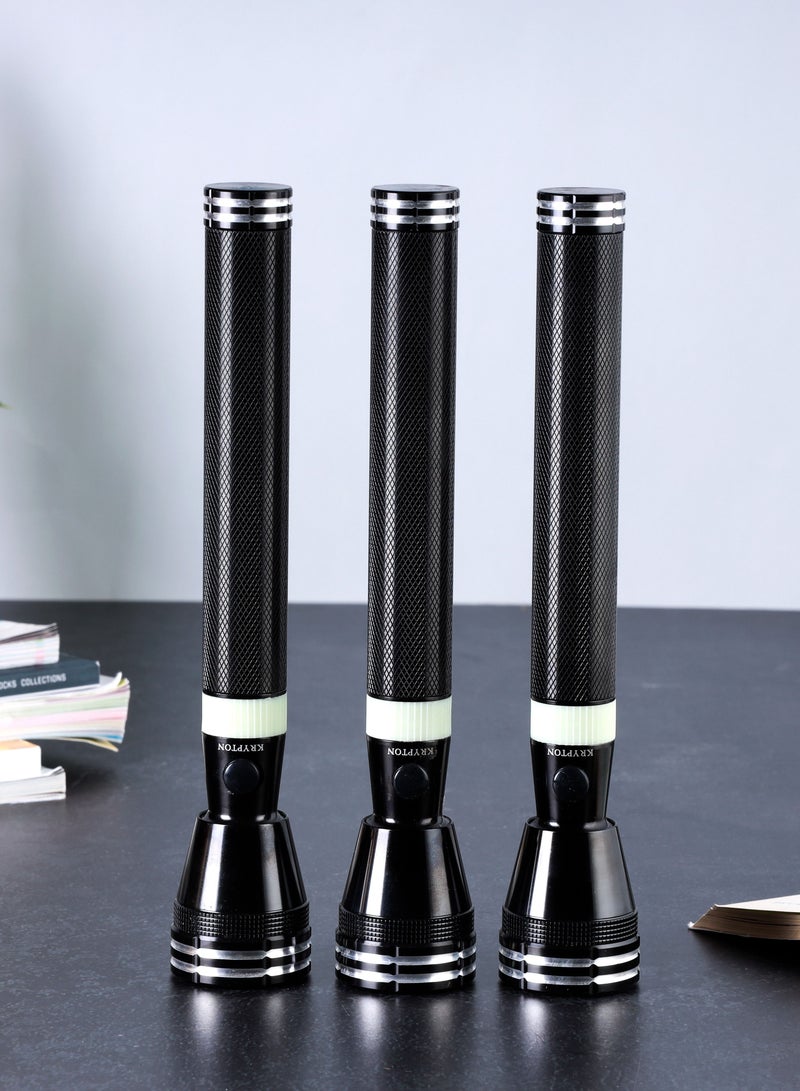 KRYPTON Rechargeable LED Flashlight 3 Hours Working Unbreakable Lens Rechargeable Battery 1900mAh 3000 Meters Real Range Distance - Image 5