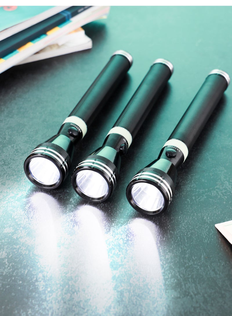 KRYPTON Rechargeable LED Flashlight 3 Hours Working Unbreakable Lens Rechargeable Battery 1900mAh 3000 Meters Real Range Distance - Image 4