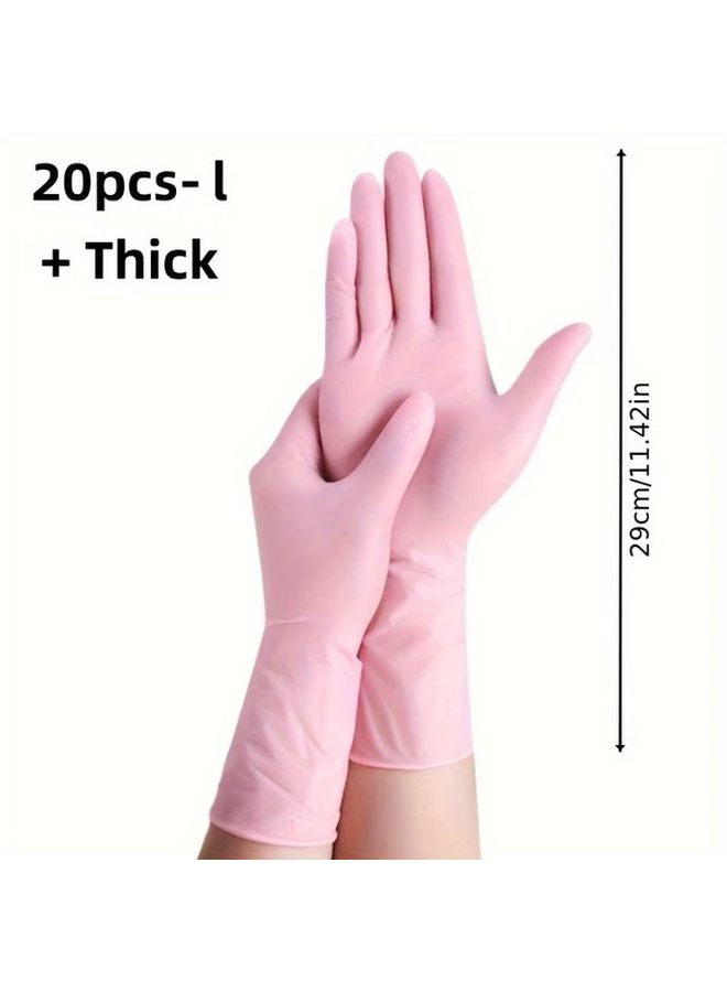 Thickened Oil Resistant Nitrile Dishwashing Gloves For Men Household Kitchen Cleaning - Image 1