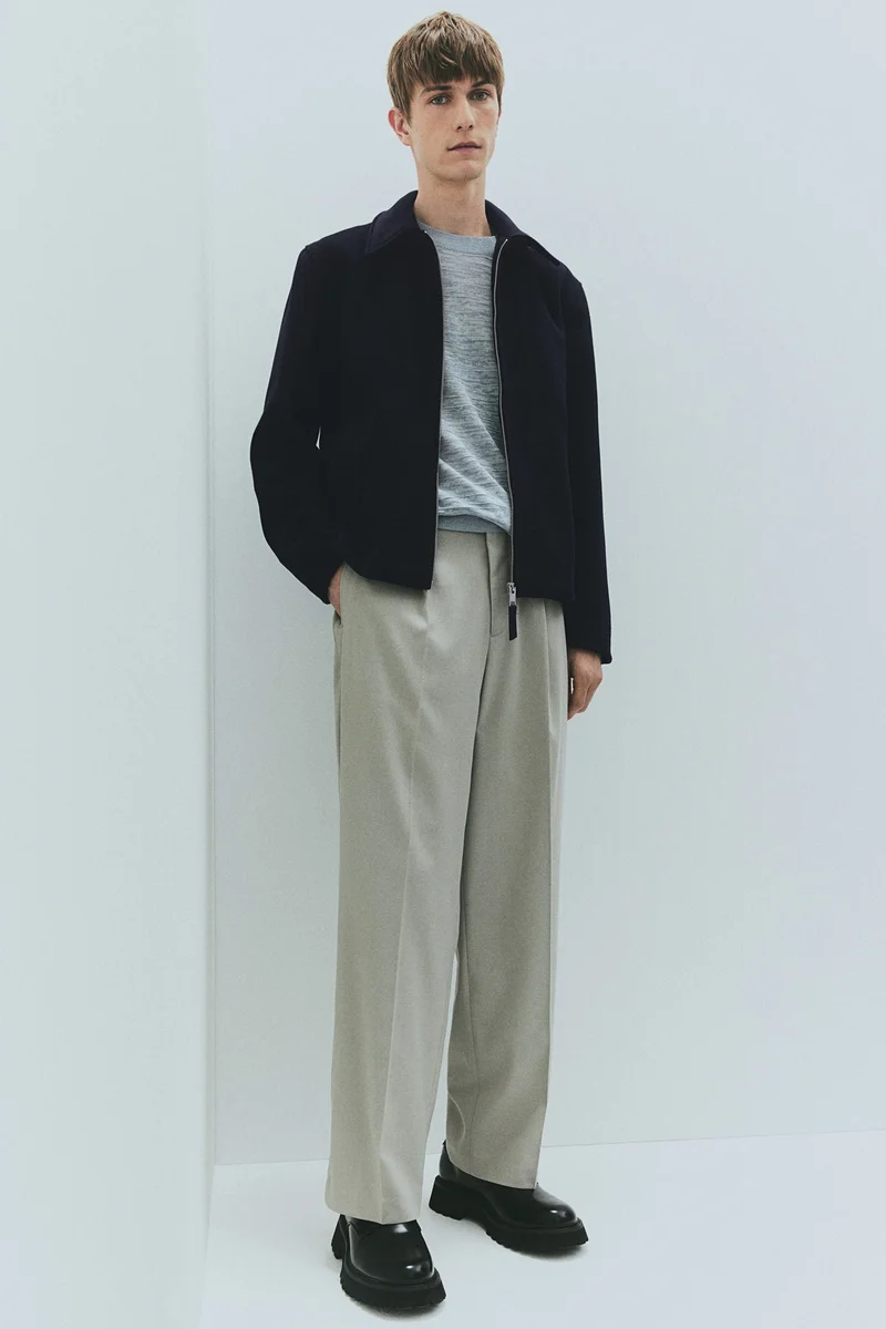 H&M Regular Fit Wool-blend shacket