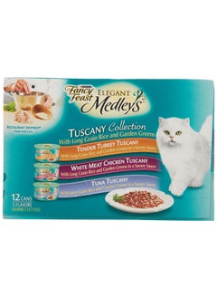 Fancy Feast Fancy Feast Elegant Medleys, Tuscany Collection 3-Flavor Variety Pack (12-pack; 3 oz each)  - Image 3