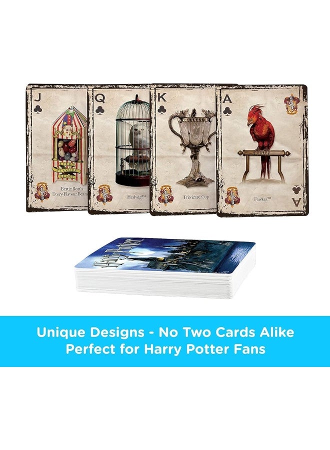 AQUARIUS Harry Potter Playing Cards - HP Themed Deck of Cards for Your Favorite Card Games - Officially Licensed Harry Potter Merchandise & Collectibles - Image 1