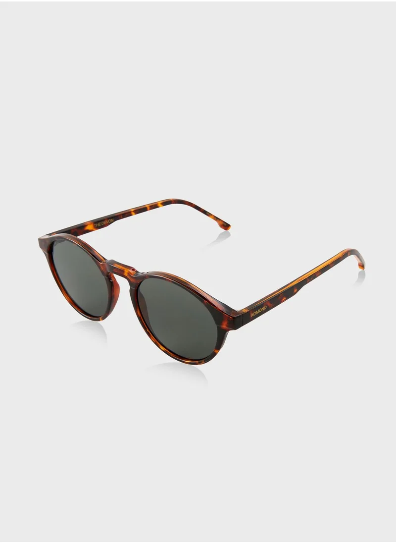 Komono Devon Tortoise Sunglasses