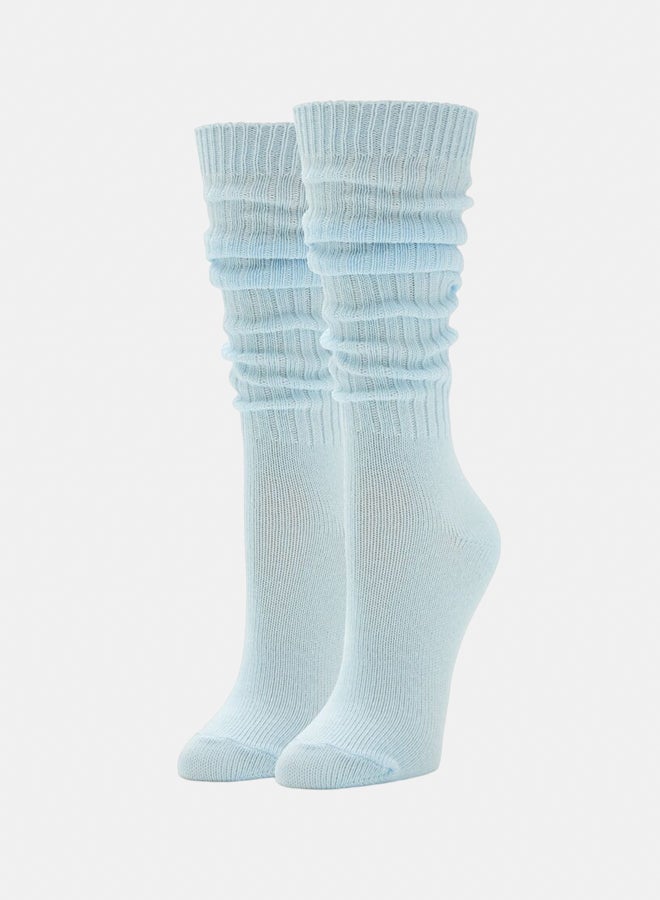 FOREVER 21 Ribbed Knit Knee-High Socks  - Image 1