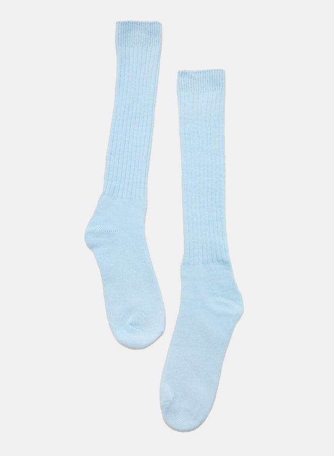 FOREVER 21 Ribbed Knit Knee-High Socks  - Image 2