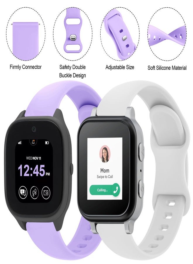 Tiorecime 20 Pack Bands Compatible with Gizmo Watch 3 2 1/Gabb Watch 3e 3 2 1/SyncUP/Cosmo JrTrack Kids Band, Soft Silicone Breathable Sport Replacement Strap - Image 2