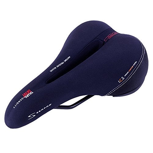 Serfas Dual Density Men's Bicycle Saddle with Cutout - Image 1