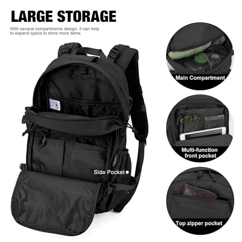 Mardingtop 25L Hiking Backpack,Lightweight Molle Tactical Backpack for Running,Hiking,Cycling,Motorcycle - Image 5