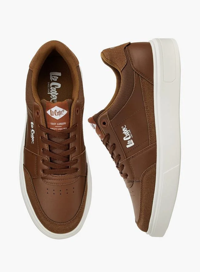 Men Lace-Up Ankle Sneakers