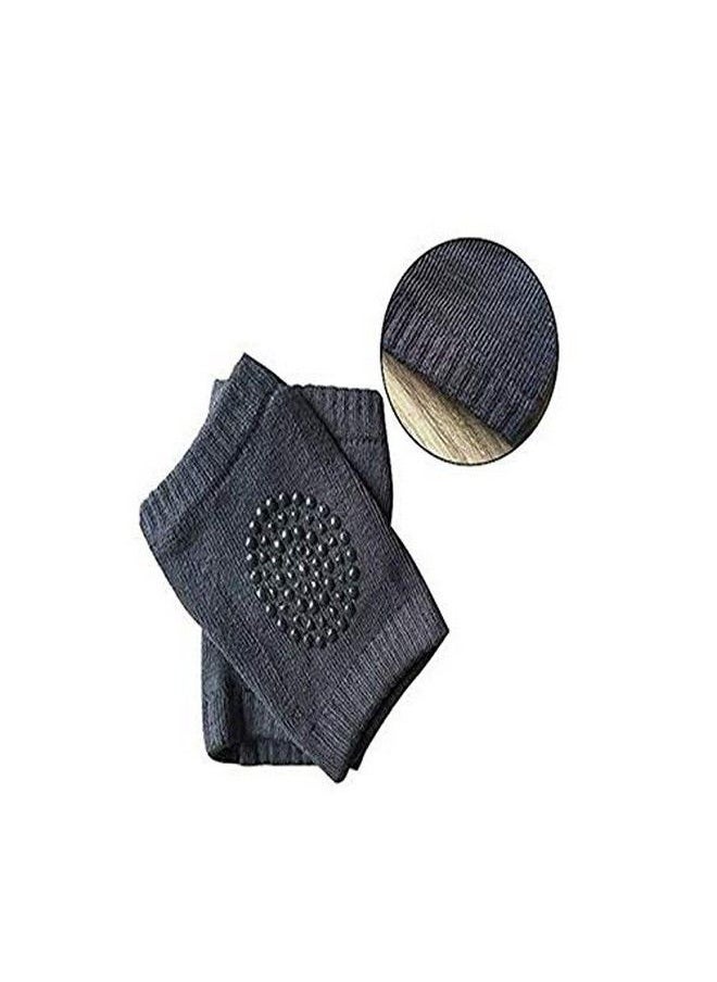 TOPHAVEN Baby Knee Pads For Crawling Antislip Padded Stretchable Elastic Cotton Soft Breathable Comfortable Knee Cap Elbow Safety Protector (Set Of 1 Pairs)(Multi Color)  - Image 4