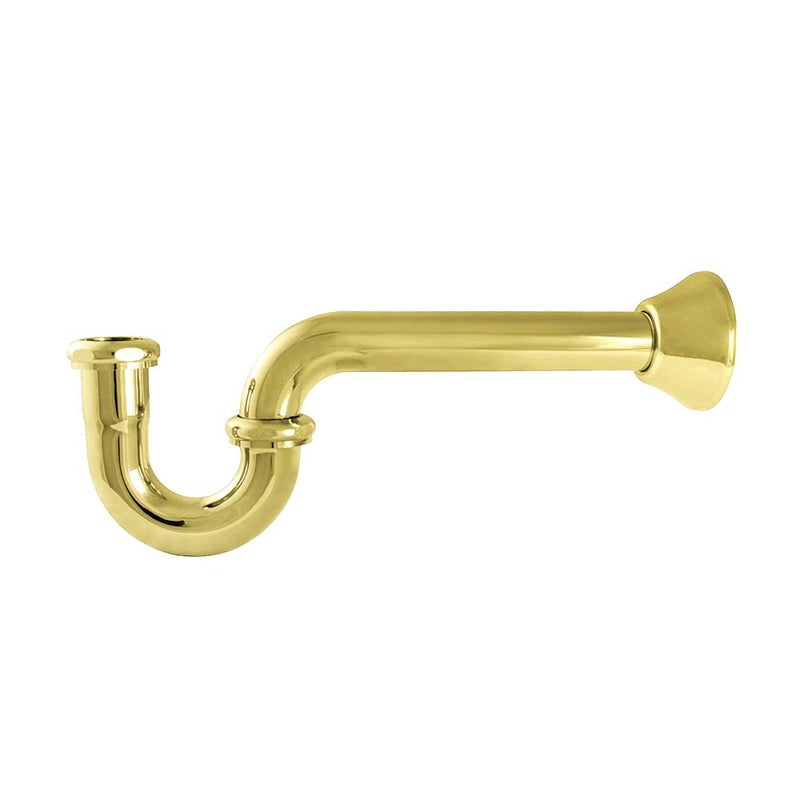 Elements of Design Kingston Brass CC2182 Faucetier Decor 8-Inch P-Trap, Polished Brass - Image 5