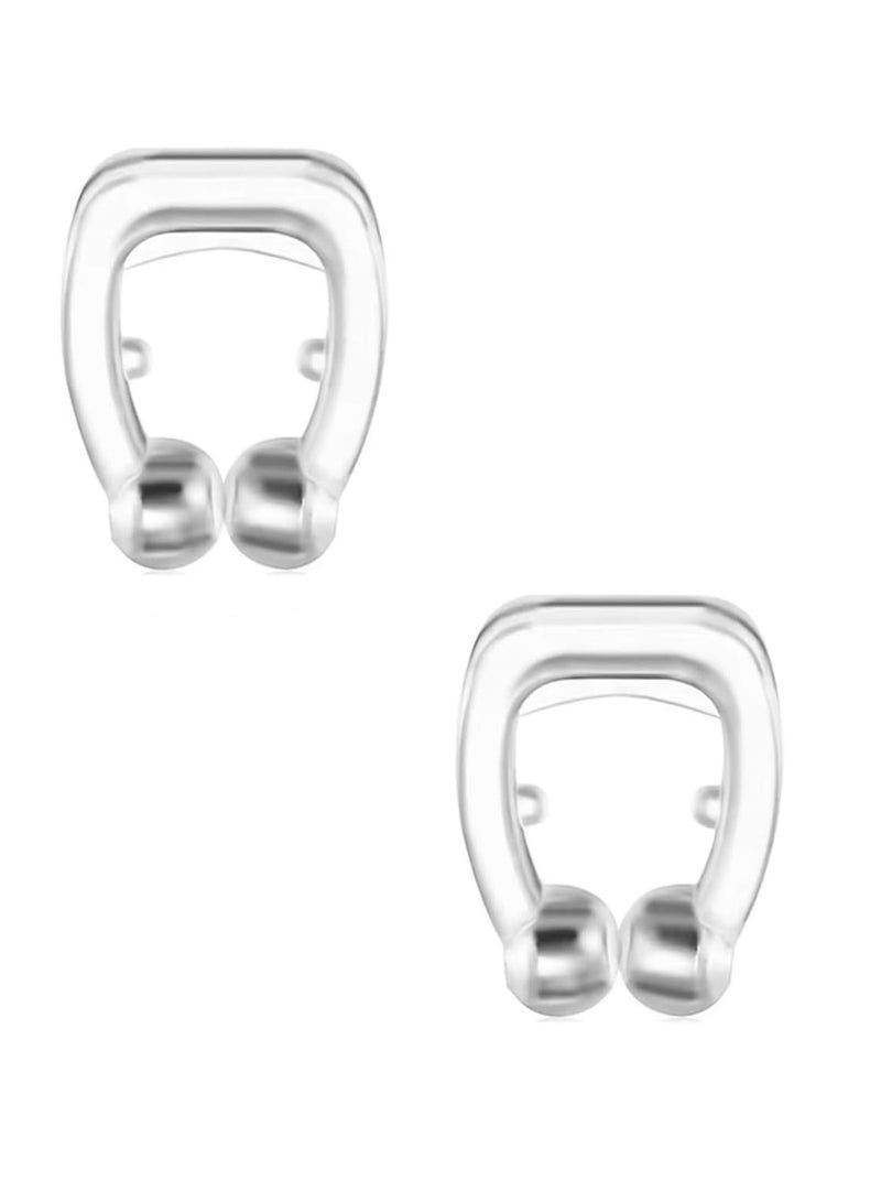 2 PCS Of Anti Snoring Nose Clip – Natural Snore Stopper Silicone Device for Men & Women – Comfortable, Safe & Reusable - Image 1