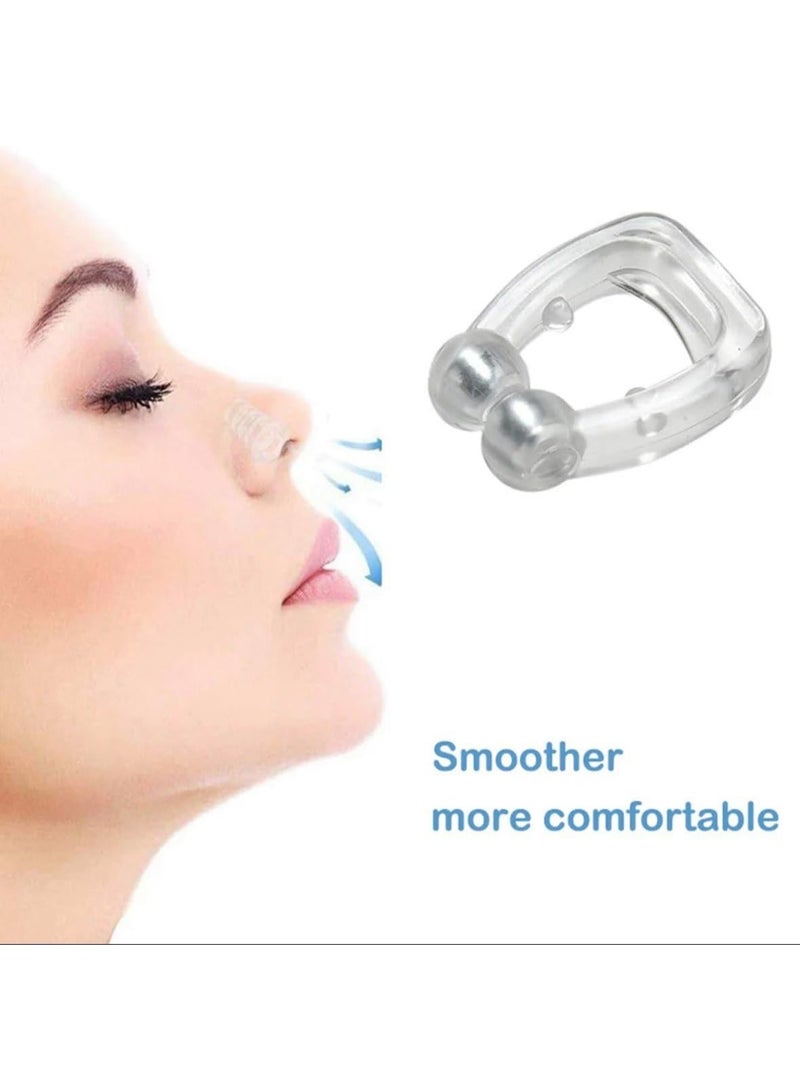 2 PCS Of Anti Snoring Nose Clip – Natural Snore Stopper Silicone Device for Men & Women – Comfortable, Safe & Reusable - Image 2