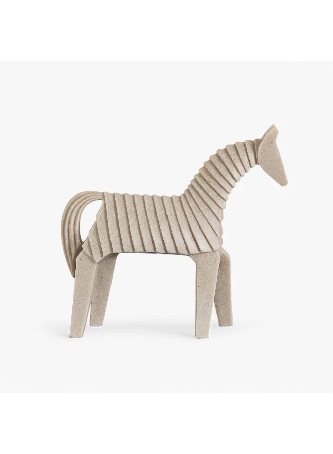 Home Box Silton Stripes Horse Accent - 24x6.5x22 cm