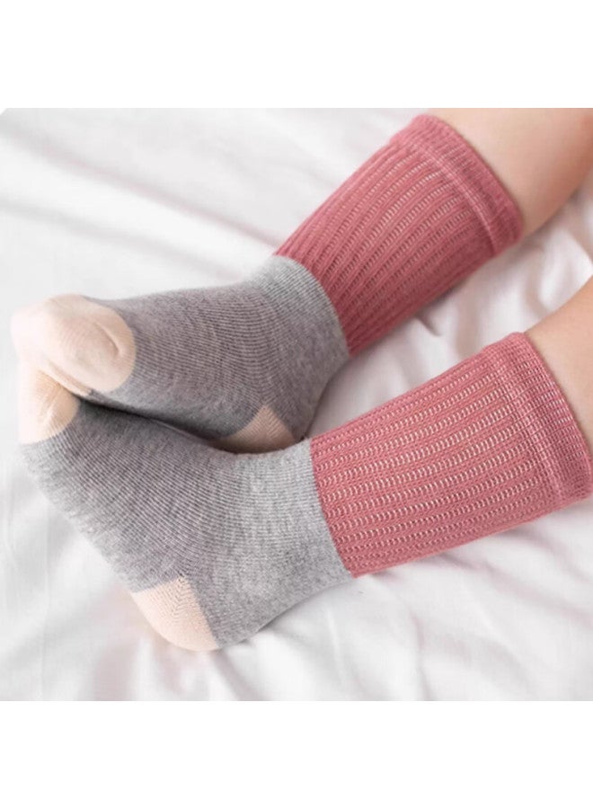 9i9 Baby Socks Autumn Winter Uni Newborn Long Cotton Socks 3 Pairs 0-1 Year F79 - Image 1