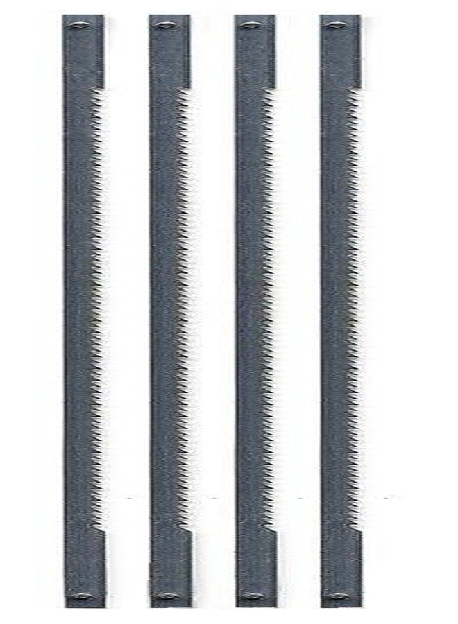 OLSON Zona 36-678 Coping Saw Blades, 6-1/2-Inch Long Between Pins, 125-Inch x 020-Inch x 15 TPI, 4-Pack - Image 1