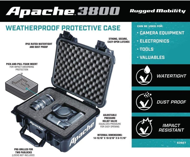 Apache Watertight Protective Hardcase with Customizable Foam Insert 16516 - Image 4