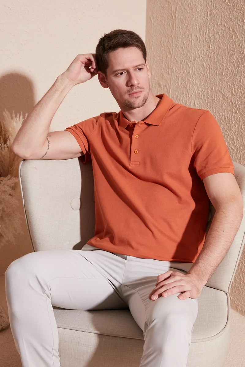 Buratti 100% Cotton Buttoned Polo T Shirt Men's Polo 5902127