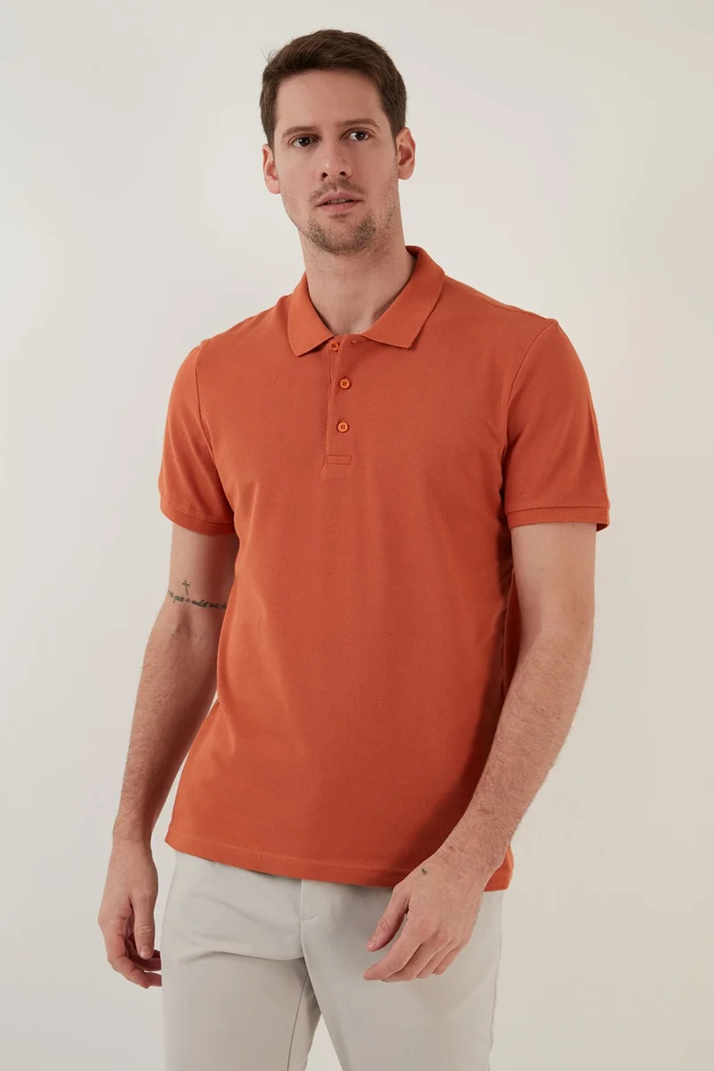 Buratti 100% Cotton Buttoned Polo T Shirt Men's Polo 5902127