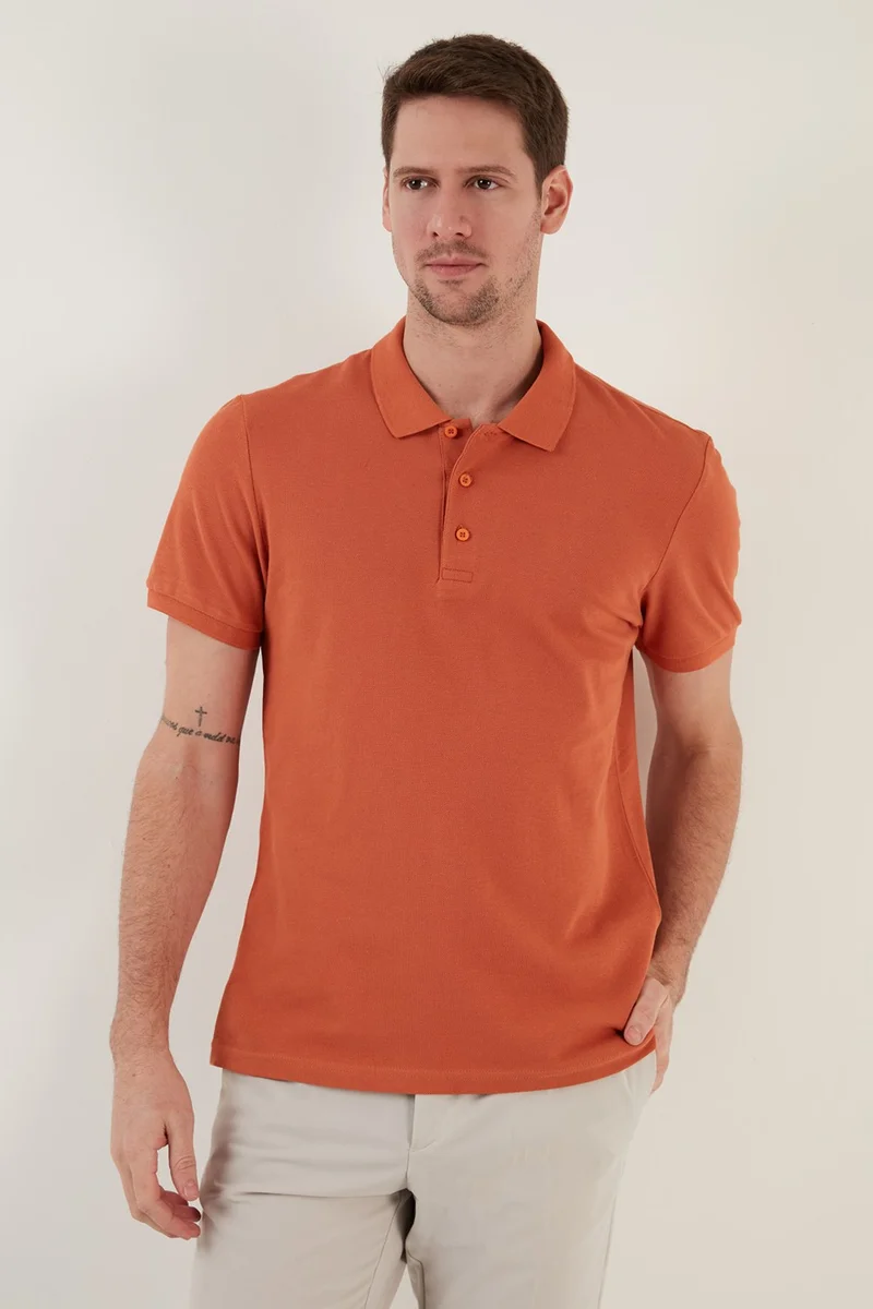 Buratti 100% Cotton Buttoned Polo T Shirt Men's Polo 5902127