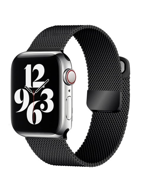 Band mesh Metal loop Replacement Strap, Magnetic Clasp Compatible with ultra smart Watch  Steel Metal Replacement Strap, one size and Compatible with apple smart watches