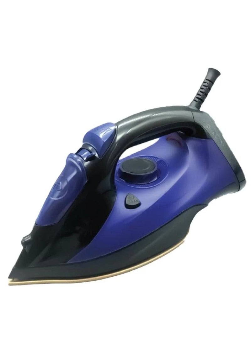 Denx Multifunctional Steam Iron with Non-Stick Soleplate, Wet/Dry Function/Temperature Control, Dry/Steam Burst/Steam/Vertical Steam/Spray - Image 1