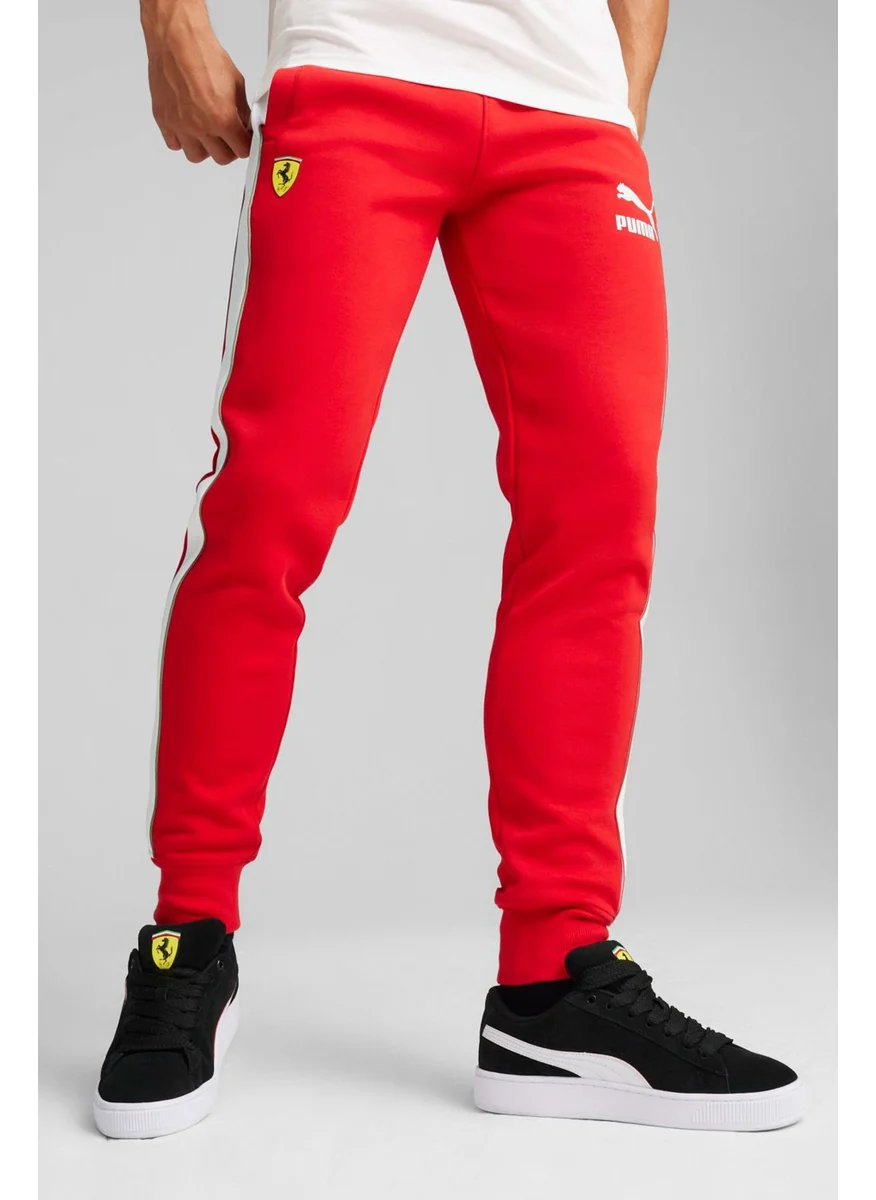 بوما Ferrari Race Iconic T7 Red Men's Sweatpants