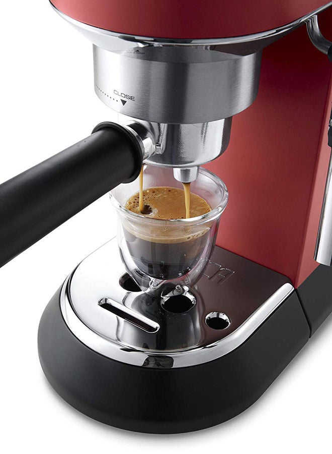 ديلونجي ماكينة صنع قهوة الإسبريسو ديديكا بمضخة 1 L 1300 W EC685.R أحمر - Image 3