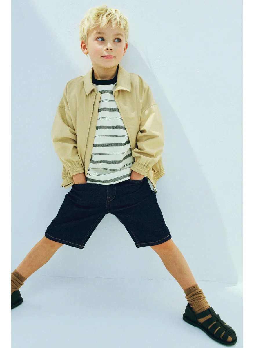 اتش اند ام Loose Fit Denim Shorts
