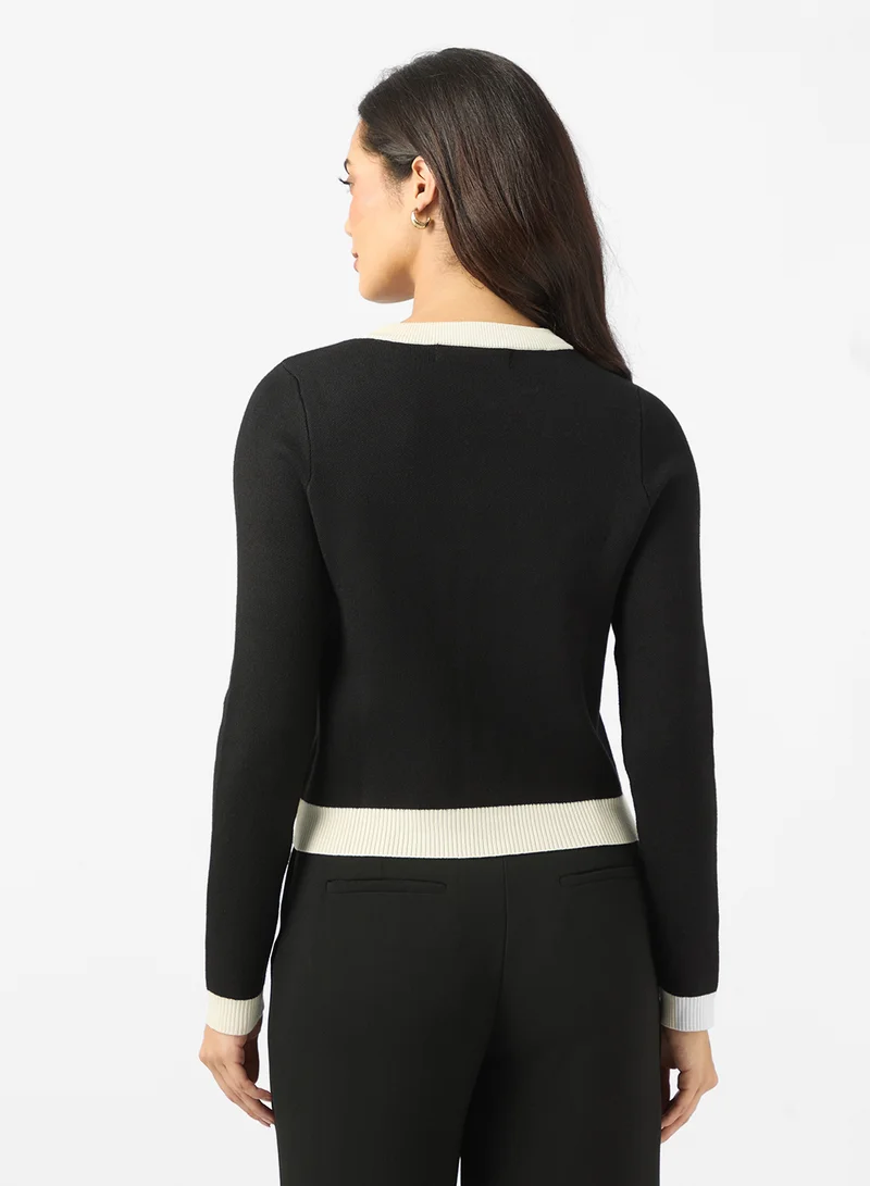 VERO MODA Vmgold Short Sleeve Collar Cardigans