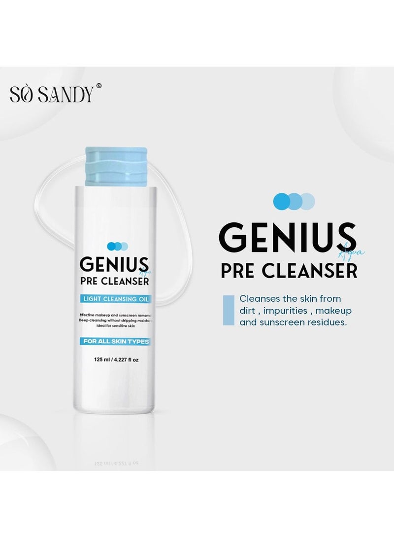 So Sandy Genius Pre Cleanser Pore ​​Control Cleansing Oil  Facial Cleanser, Daily Makeup Blackheads Removal - So Sandy - Image 1