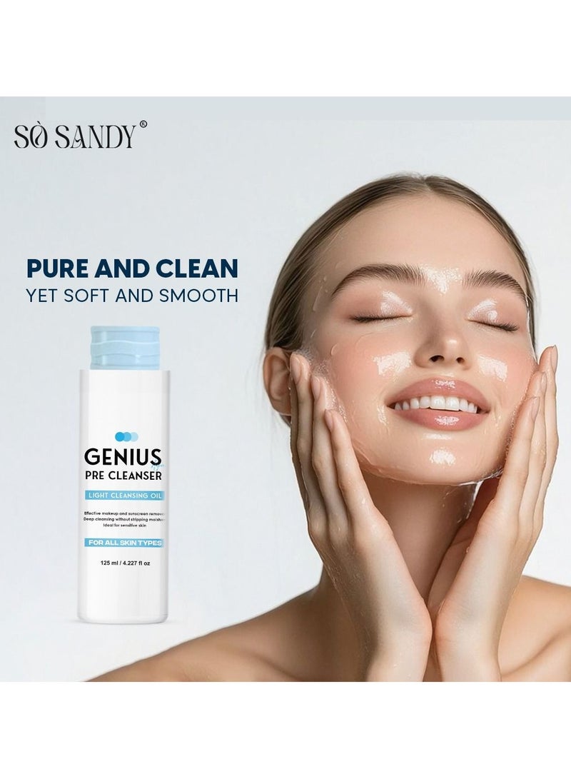 So Sandy Genius Pre Cleanser Pore ​​Control Cleansing Oil  Facial Cleanser, Daily Makeup Blackheads Removal - So Sandy - Image 2