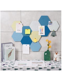 Self Adhesive Hexagon Felt Bulletin Board Tiles 10 Pack 15cm Perfect for Photos Memos Wall Decor - pzsku/Z036D944B98D91E2E6FEDZ/45/_/1740834427/1508d4af-36ee-417d-9ac1-938efc1f7233