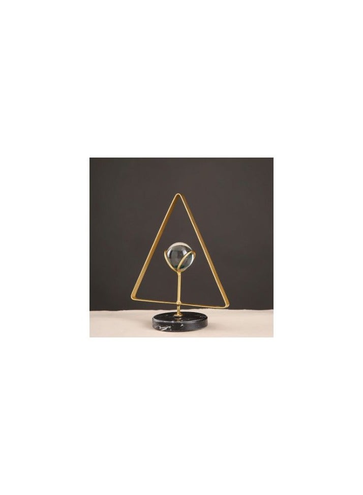 " Exquisite design of circle crystal holder, exquisite imported product 2 pieces: high quality strong and durable metal plate with gold plated"  - Image 2