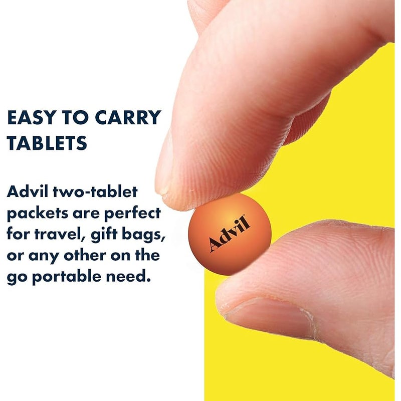 Advil Ibuprofen, 200mg, 2 Count (Pack of 50) - Image 5