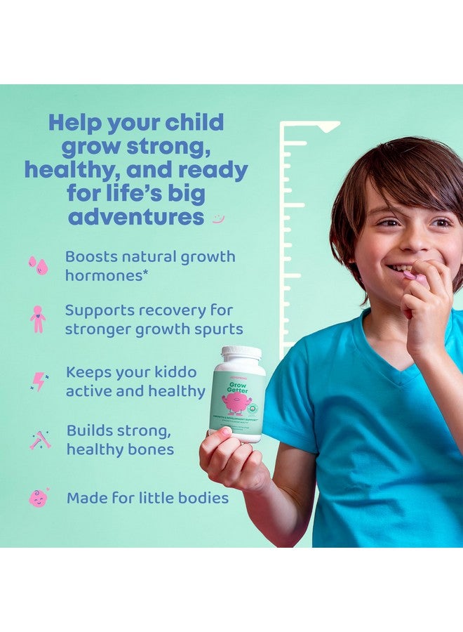JoySpring Growth Vitamins for Teens & Height Support for Kids - Enourages Stronger Bones & Healthy Natural Growth - Sugar Free - L-Arginine, L-Lysine, Zinc, Vitamin D & K2-30 Servings - Image 2