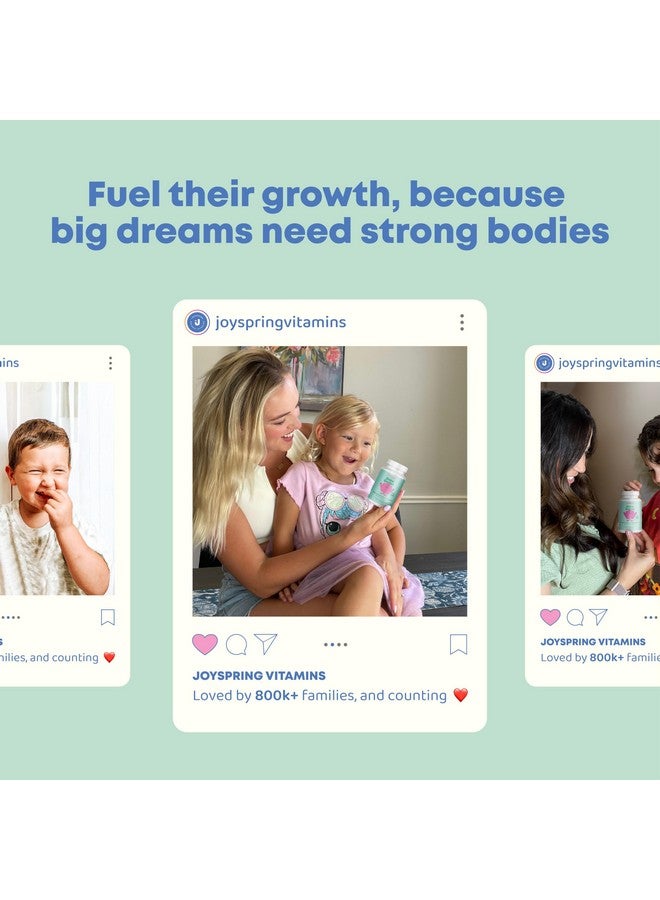 JoySpring Growth Vitamins for Teens & Height Support for Kids - Enourages Stronger Bones & Healthy Natural Growth - Sugar Free - L-Arginine, L-Lysine, Zinc, Vitamin D & K2-30 Servings - Image 4