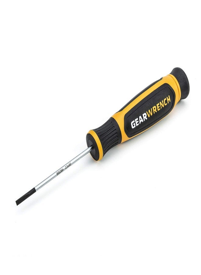 GEARWRENCH 2.5mm x 60mm Mini Slotted Dual Material Screwdriver - 80036H - Image 2