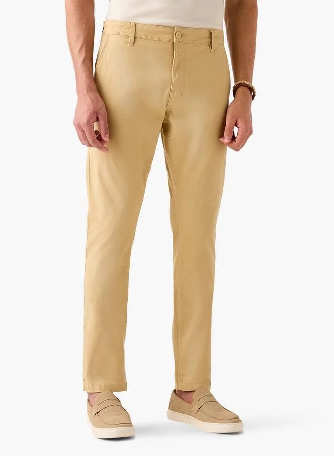 سبلاش فيڤ بنطلون تشينو بقصة ضيقة مع جيوب