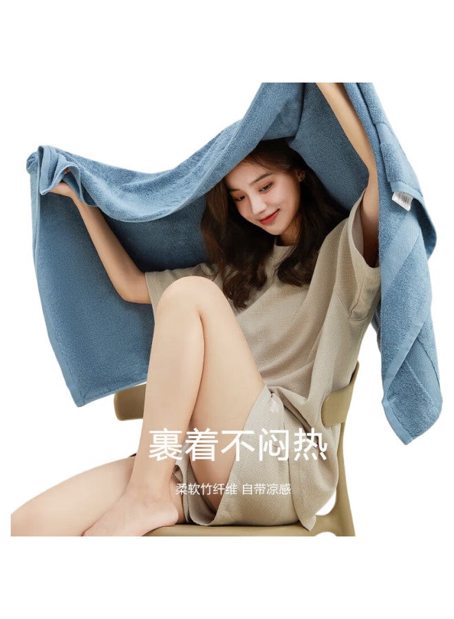 Sanli Bamboo Fiber Bath Towel For Adults, Couples, Home Use, Absorbent, Quick-Drying, Soft Wrap Towel 70*140Cm - Image 1
