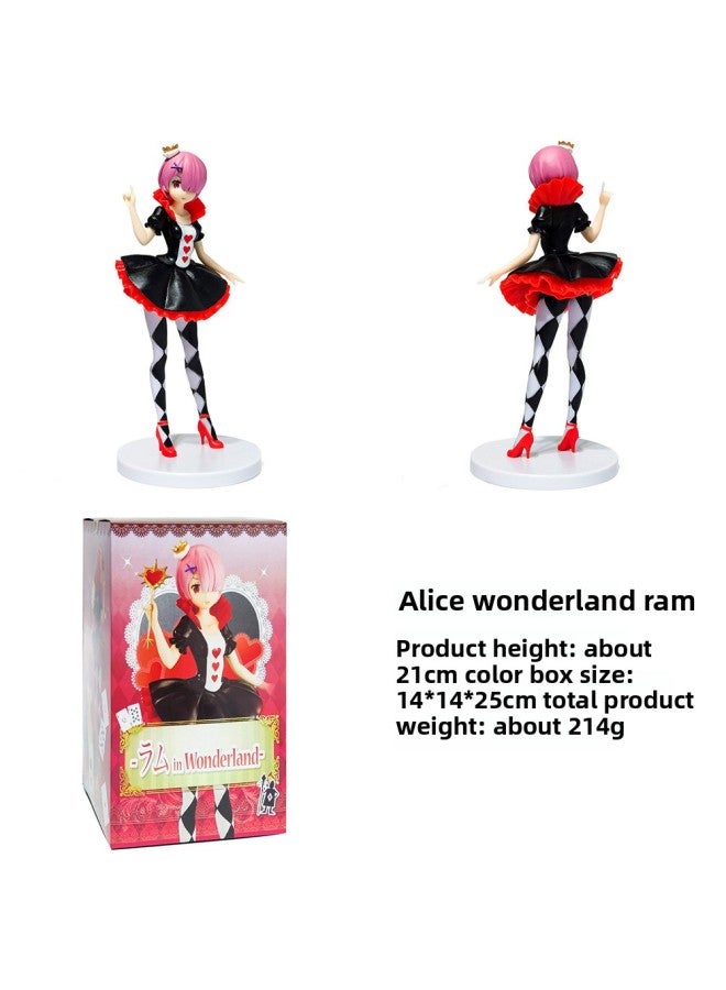 From Scratch, Chinese-style Sleeping Strap Sportswear, Remramram Boxed Beauty Anime Hand Office-Color:Alice Ram (bag + Color Box)  - Image 1