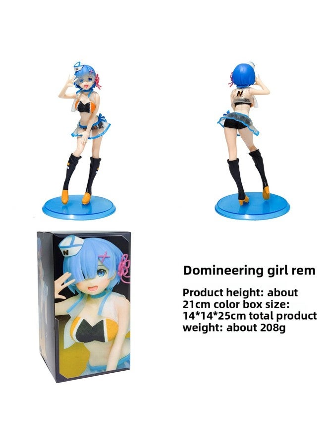 From Scratch, Chinese-style Sleeping Strap Sportswear, Remramram Boxed Beauty Anime Hand Office-Color:Alice Ram (bag + Color Box)  - Image 4