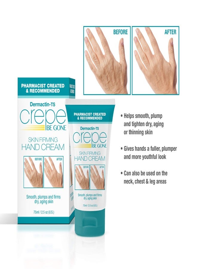 Dermactin Crepe Be Gone Skin Firming Hand Cream 2.5 oz. - Image 2